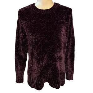Orvis NWOT Chenille Eggplant Sweater Women S